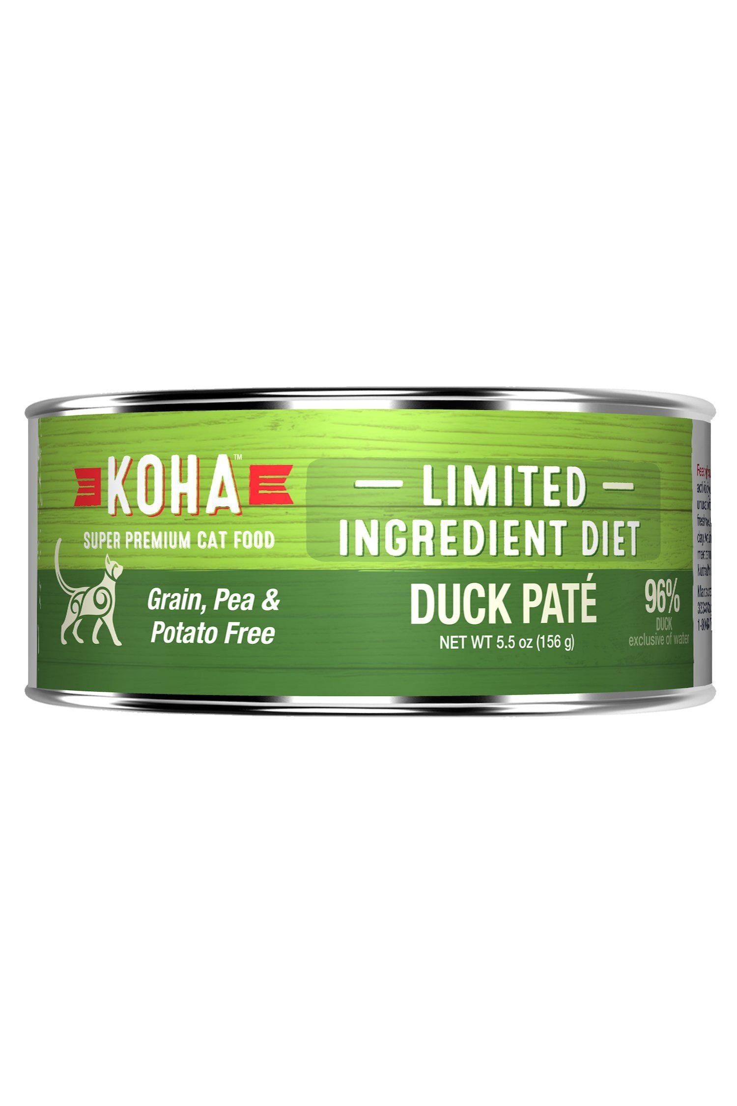 Koha 96% Duck Pate Wet Cat Food